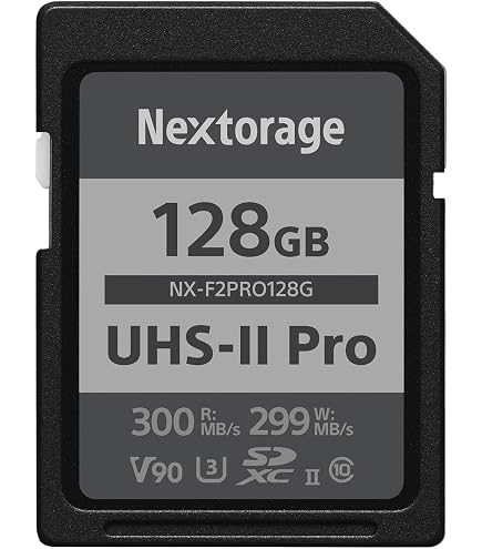 Nextorage Japan Ultra Fast V90 UHS-II SD Card 64GB max Write Speed
